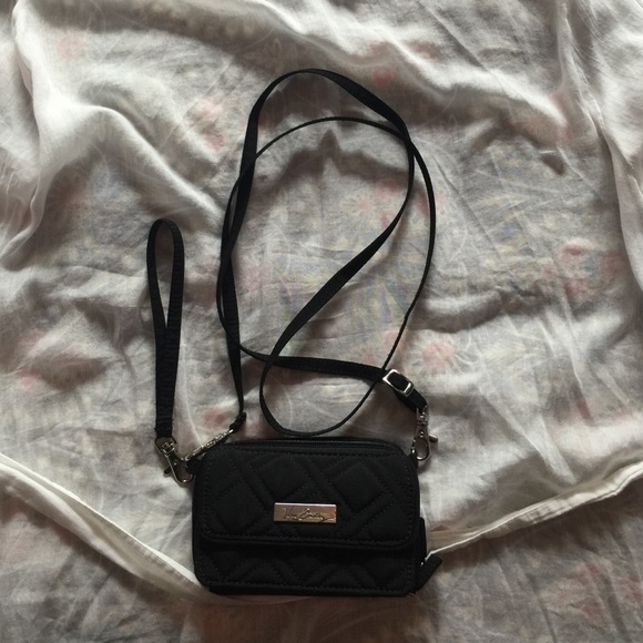 Black Wristlet, Cross Body