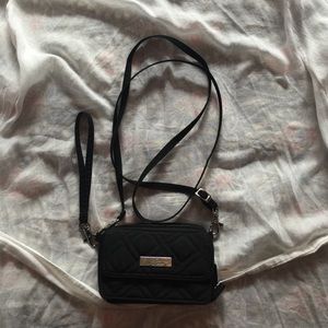 Black Wristlet, Cross Body