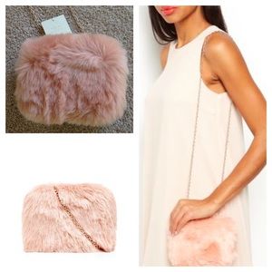 NWT Fur Clutch