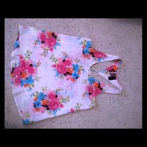 Floral tank top
