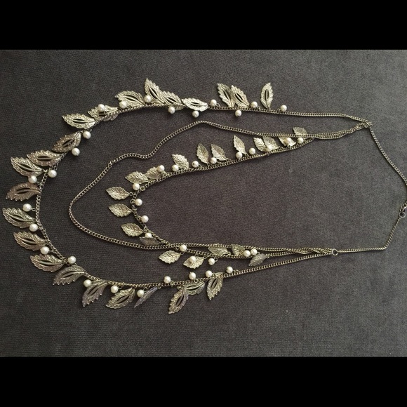 3 layered chain necklace