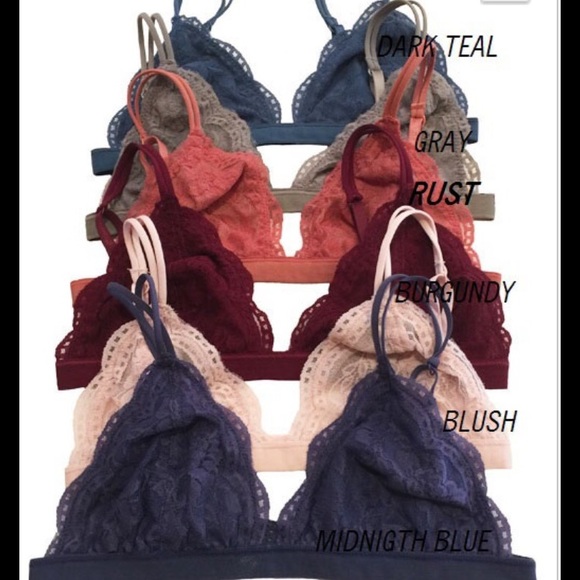 Beautiful lace sheer triangle Bralette  SALE - Picture 2 of 4