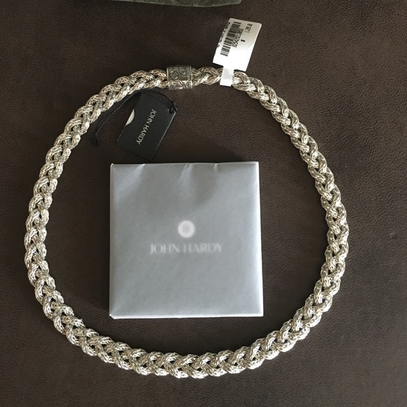 Stunning John Hardy classic silver braided chain.
