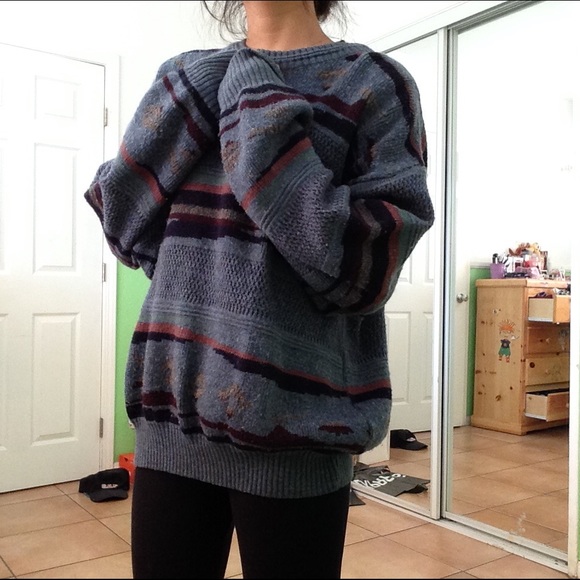 vintage grandpa sweater