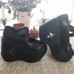 Demonia Platform Mary Janes