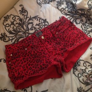 Tripp nyc red shorts