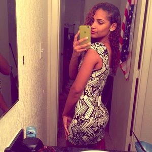 Pattern Pencil dress.