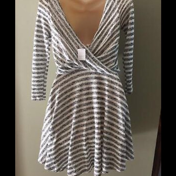 Free People Maverick Deep V Criss Cross Dress - Picture 3 of 4
