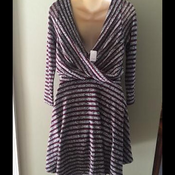 Free People Maverick Deep V Criss Cross Dress - Picture 4 of 4