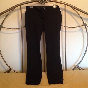 Black slim fit trousers