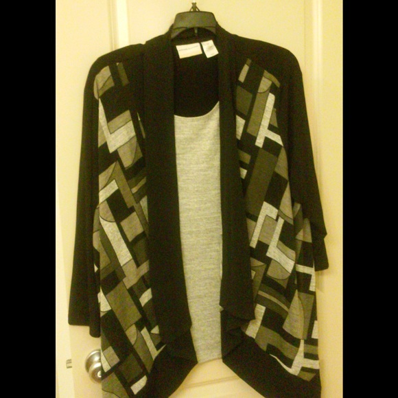 Attached sweater set
