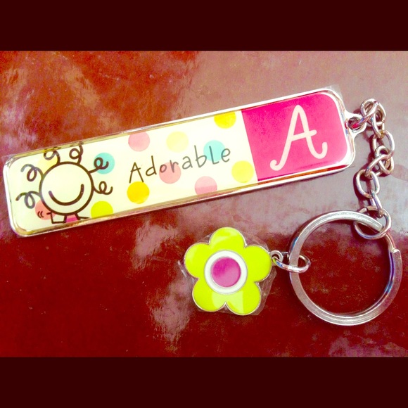 Letter keychain