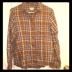 Madewell flannel shirt, NWOT