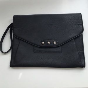 Mossimo Stud Envelope Clutch - Black