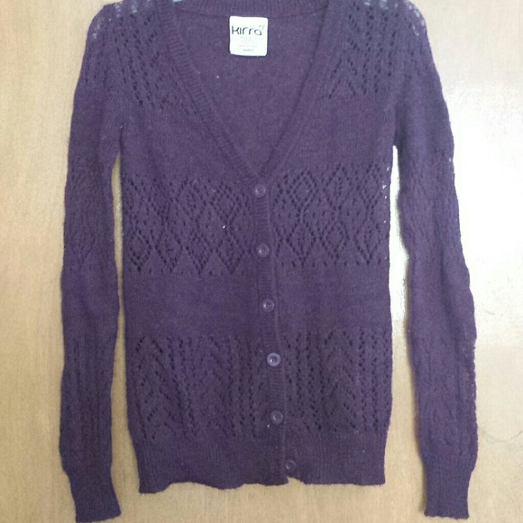 Purple Cardigan - Picture 2 of 3