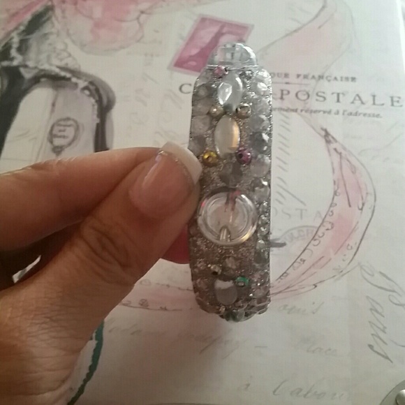 Handmade silver bangle - Picture 2 of 4