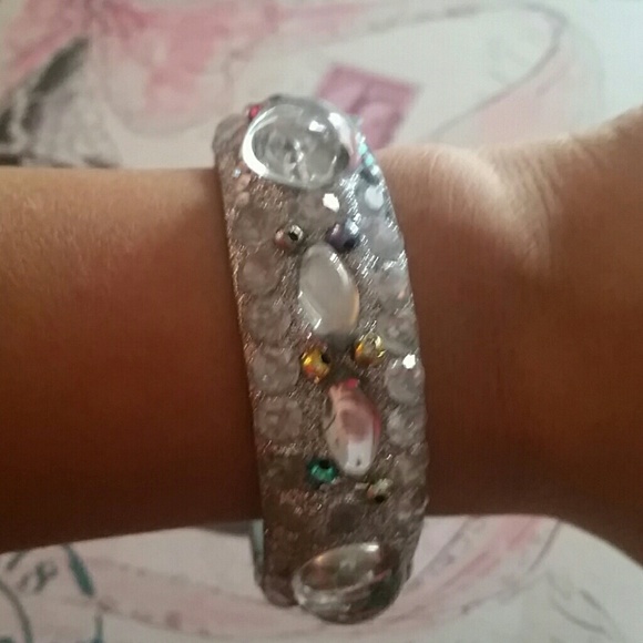 Handmade silver bangle - Picture 4 of 4