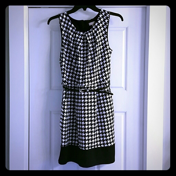 Black and white dress