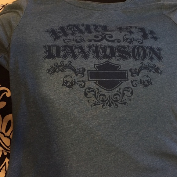 Harley Davidson Long Sleeve Tee. Atlantic City.
