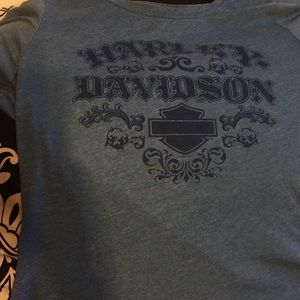 Harley Davidson Long Sleeve Tee. Atlantic City.