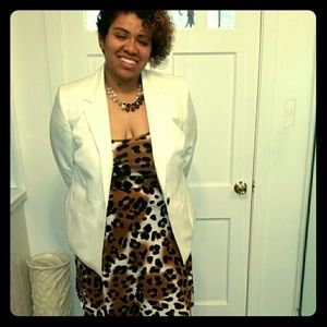 Animal Print Cotton Dress