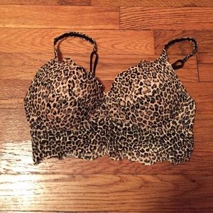 Victoria's Secret Leopard Lace Bralette