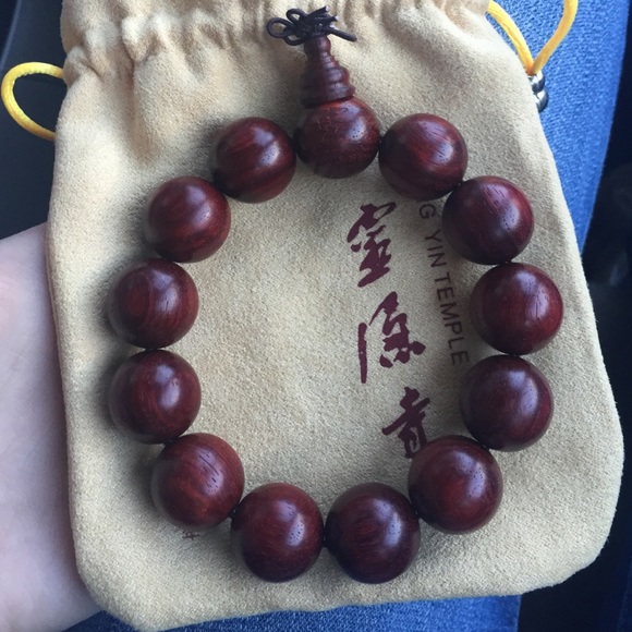 Padauk buddha beads.