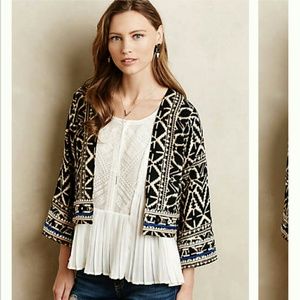 Anthropologie embellished kimono