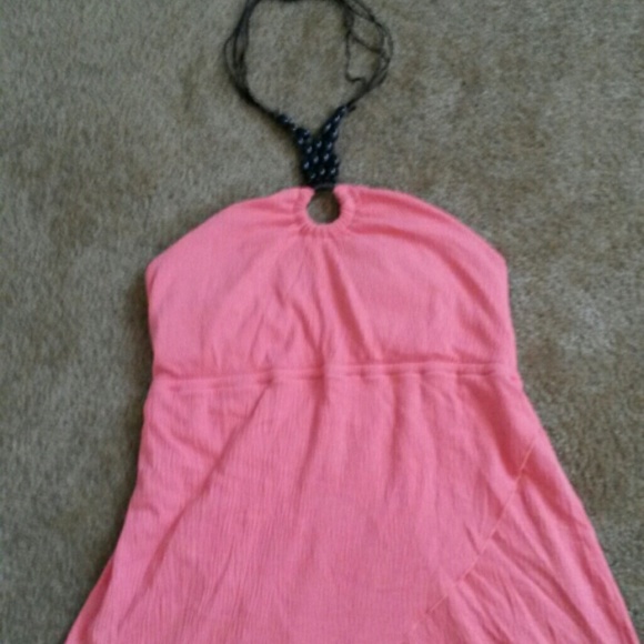 Halter with brown leather strap