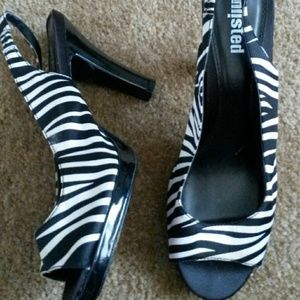 Zebra heels