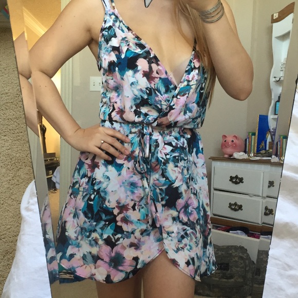 Floral tulip dress