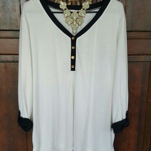 Long Sleeve with Gold Buttons