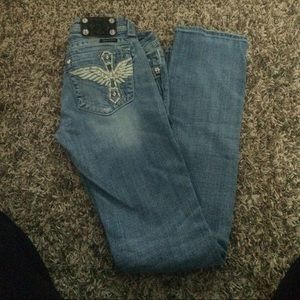 Miss me jeans. 31in inseam size 27