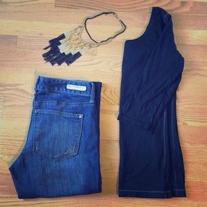 American Eagle see through patterned top!