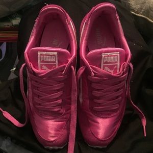 Pink PUMA shoes