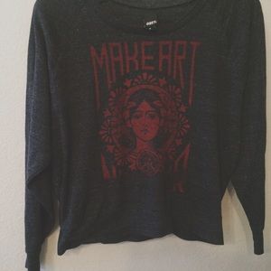 OBEY MAKE ART NOT WAR CREWNECK