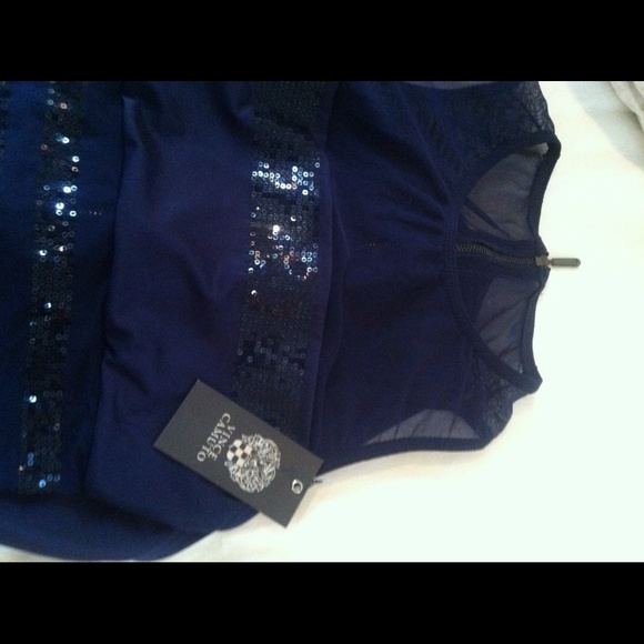 Vince Camuto swimwear one piece blue navi. - Picture 4 of 4