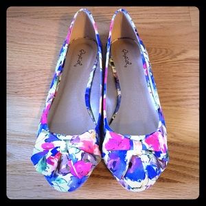 NWOB Flowered flats!