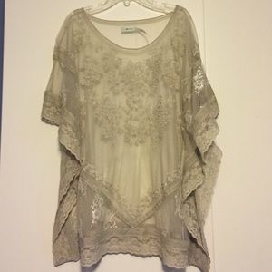 Kimchi Blue Sheer Blouse