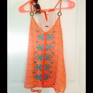 MISS ME Tribal Embroidered Top