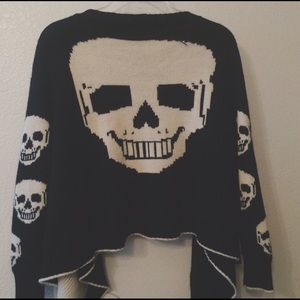 SKULL CARDIGAN.