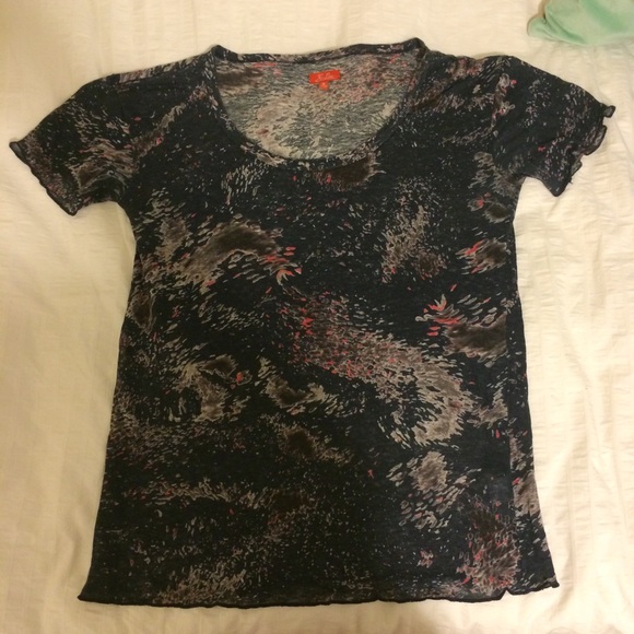Printed linen tee from Madewell