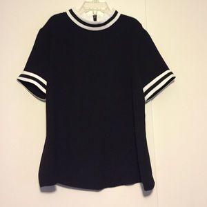 Mock Neck Tee