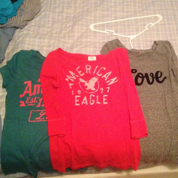 3 American Eagle Shirts