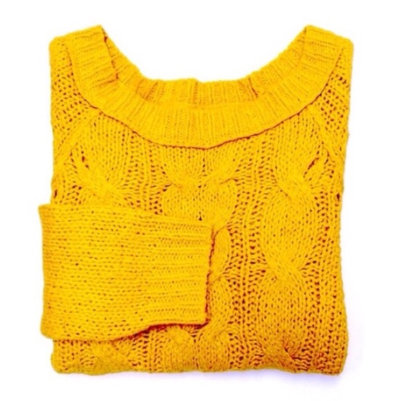 LOFT Sweaters - LOFT | Mustard Knit Sweater