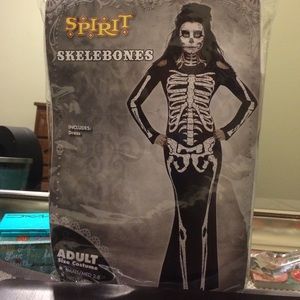 Skeleton Dress. Día de los Muertos costume.