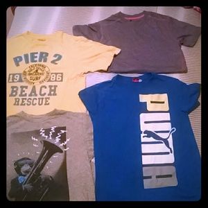 4 BOYS Large 10-12 tshirt bundle