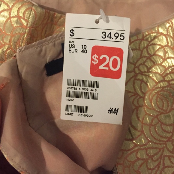 ✨BRAND NEW✨Metallic A-line skirt - Picture 4 of 4