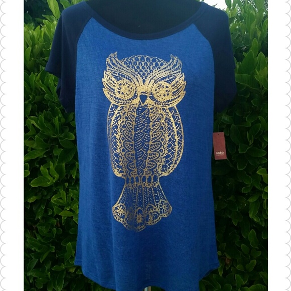 No Boundaries Tops - Owl tee
