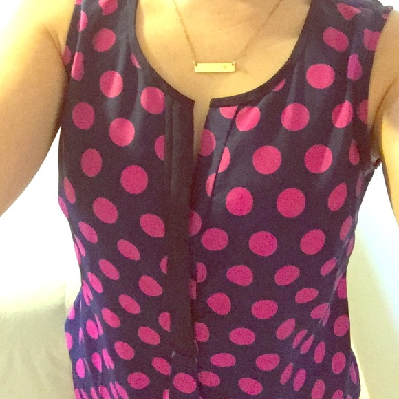 Polka dot tank top